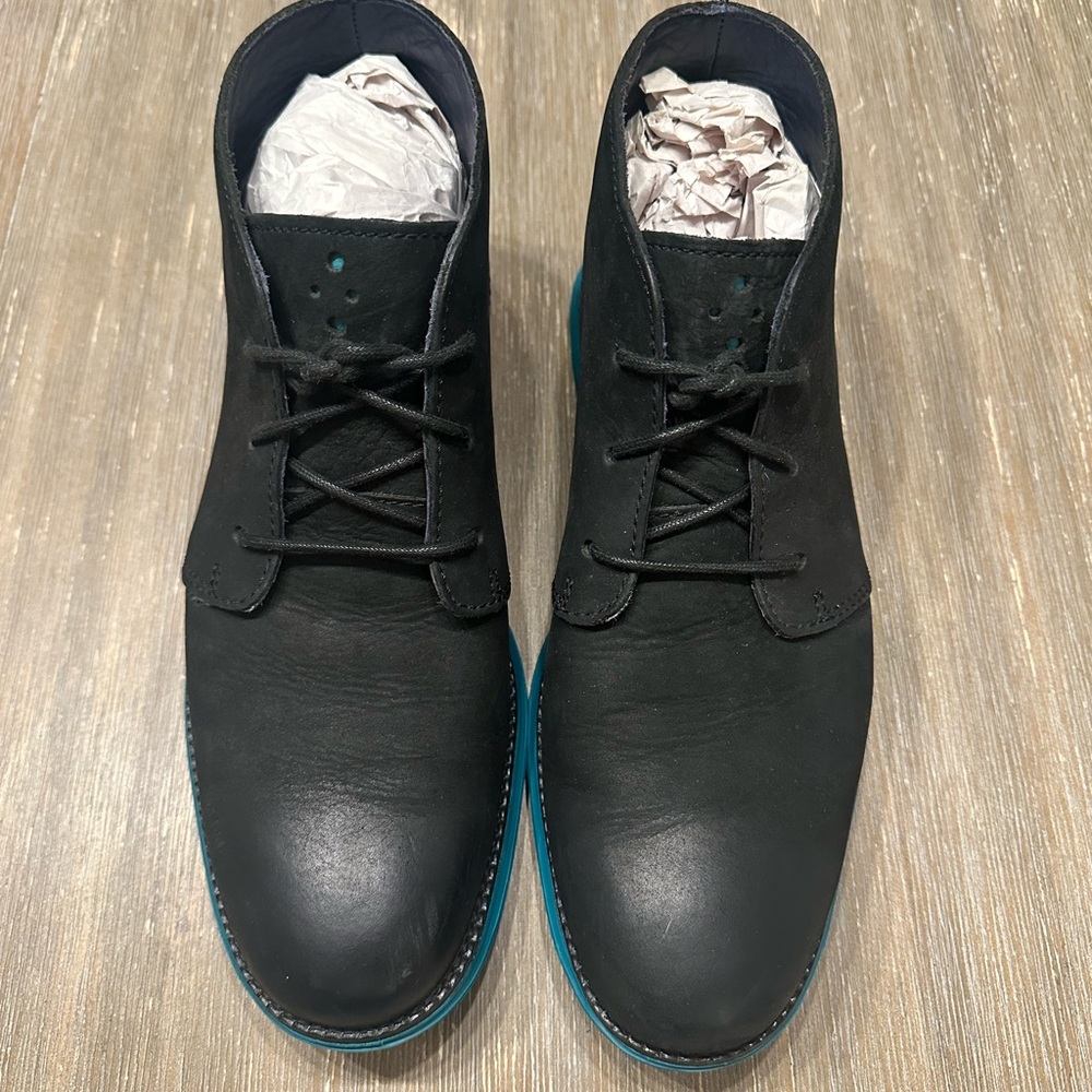 Cole Haan Men's Lunargrand Chukka Leather Boot Shoes: Size 9.5